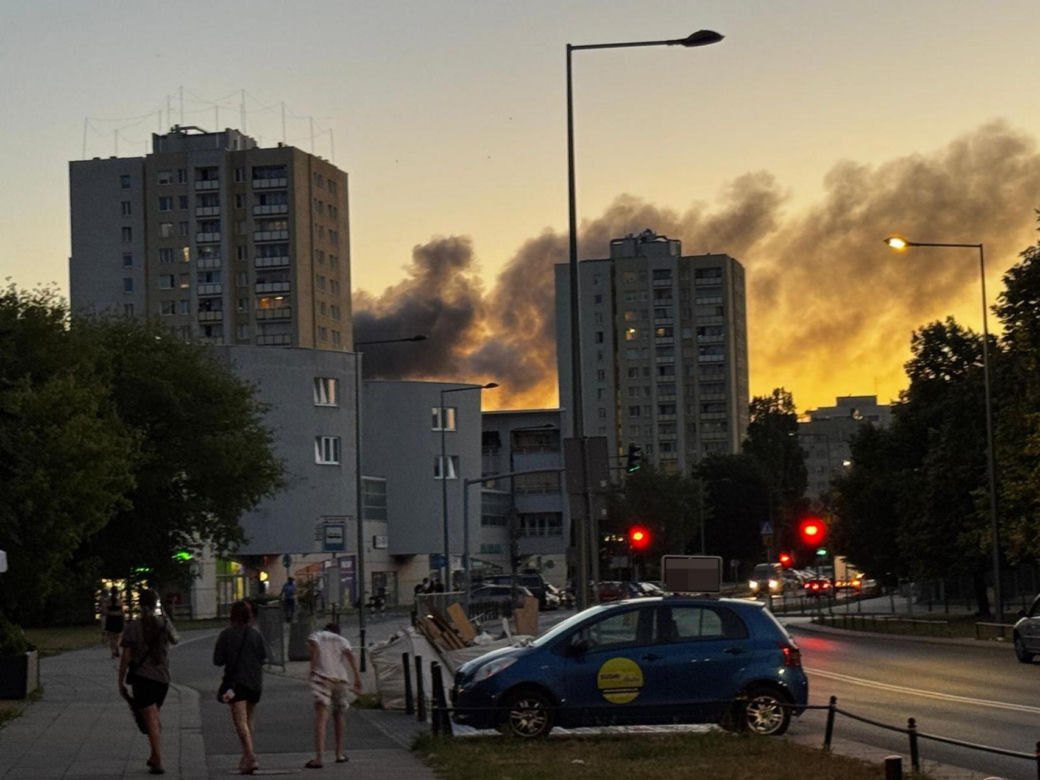Pożar stacji przekaźnikowej