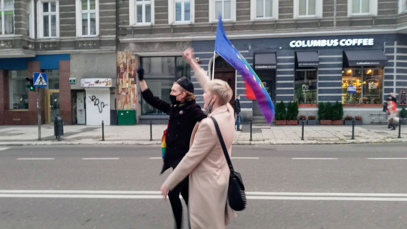 Protest kobiet w Szczecinie 27.10.2020