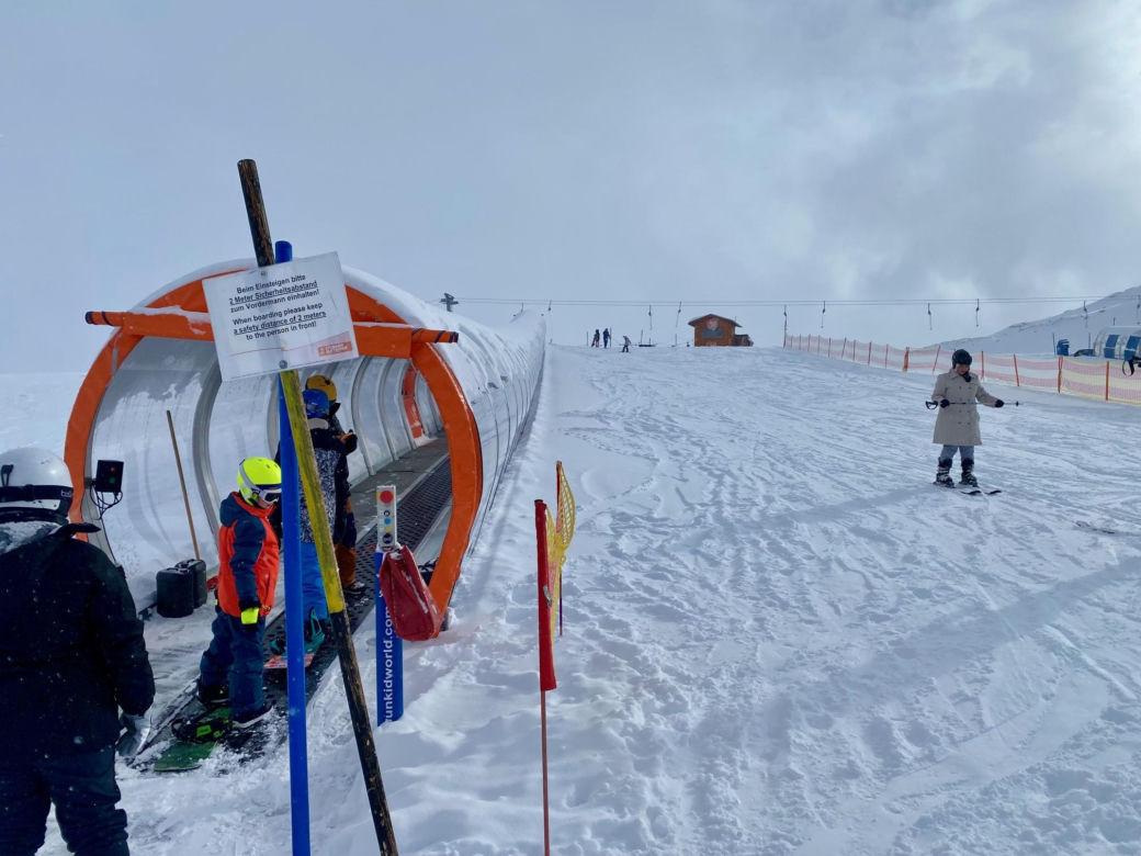 Magiczny dywan na Lodowcu Stubai
