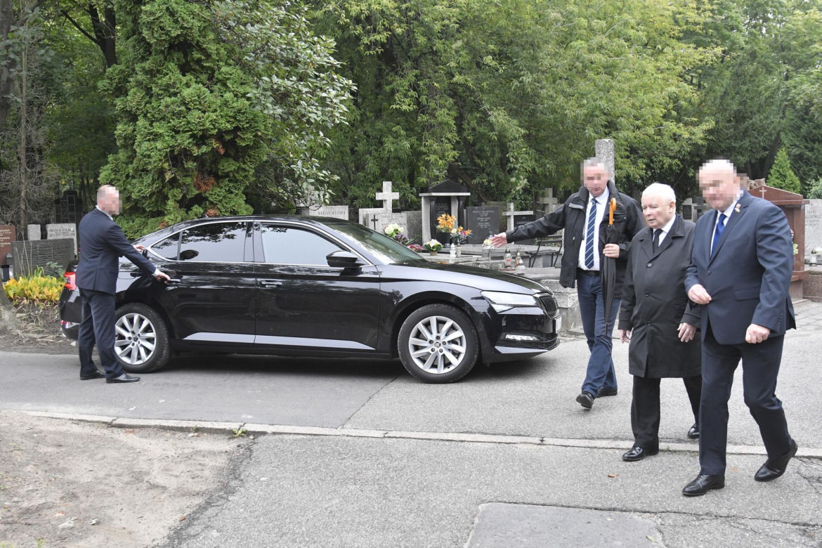 Jarosław Kaczyński z ochroną