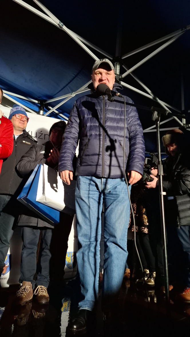 Powitanie Kacpra Tomasiaka w Bystrej 18.02.2026