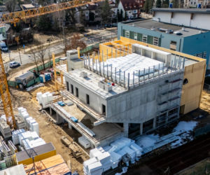 Budowa Kulturoteki w Wesołej w Warszawie