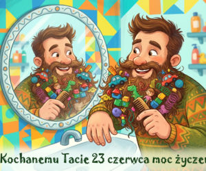 Zabawna kartka na Dzień Taty