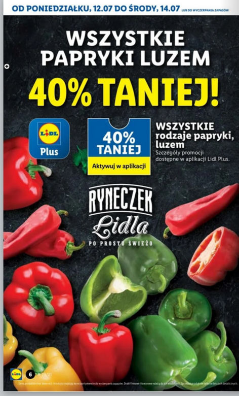 Lidl promocje. Masło za darmo