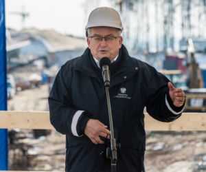 Minister infrastruktury odwiedził przekop Mierzei Wiślanej