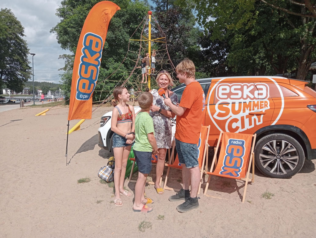 Eska Summer City Olsztyn. Pomarańczowa ekipa na Plaży Miejskiej