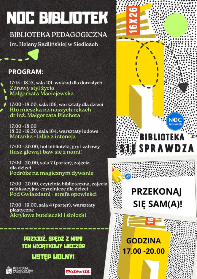 Noc Bibliotek 2026 w BP