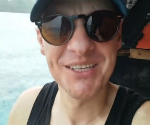 Mroczek wypoczywa na Zanzibarze
