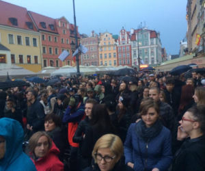 Czarny protest we Wrocławiu
