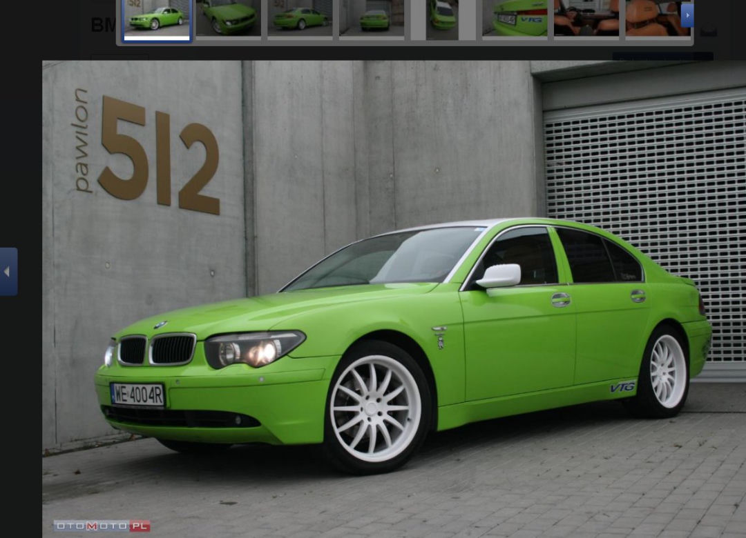 raper Tede sprzedaje swoje BMW 730