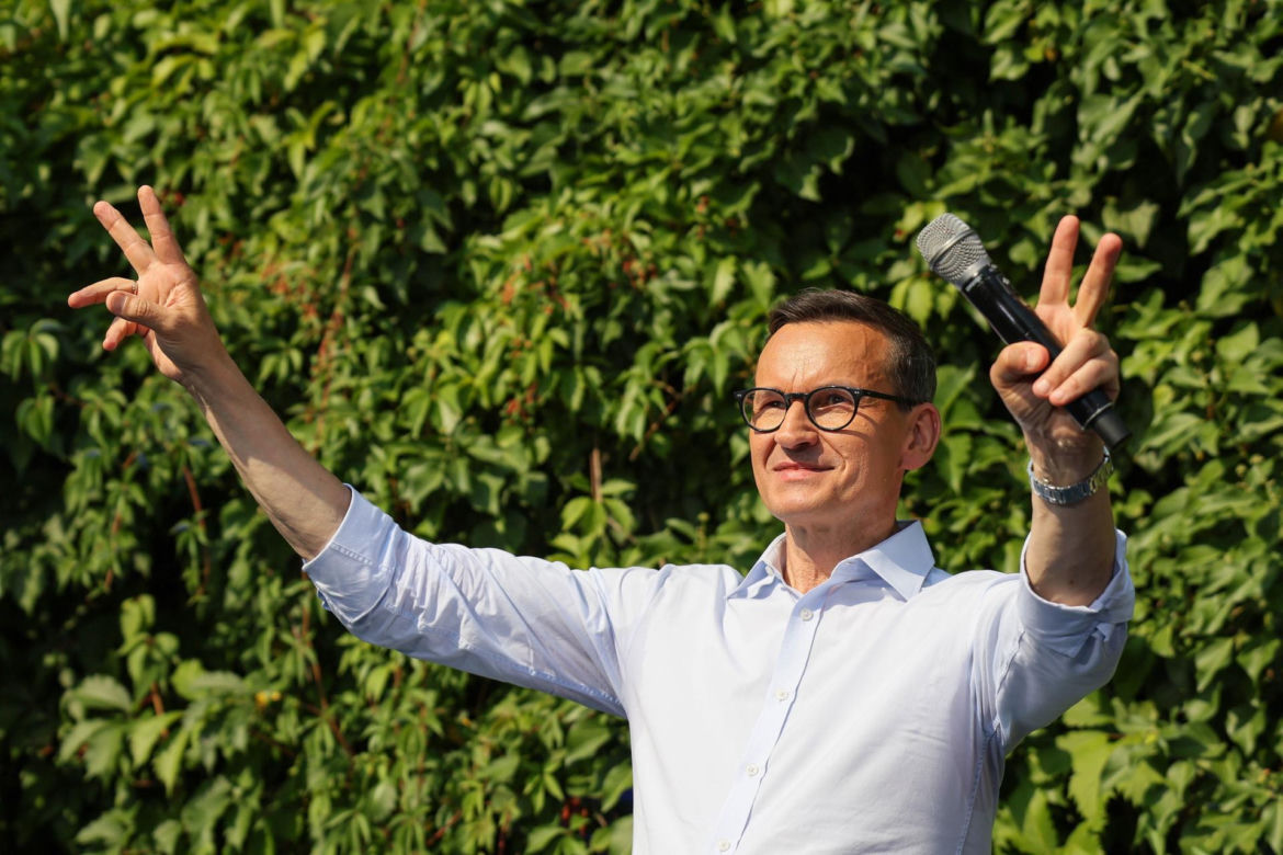 Tak grillował Morawiecki