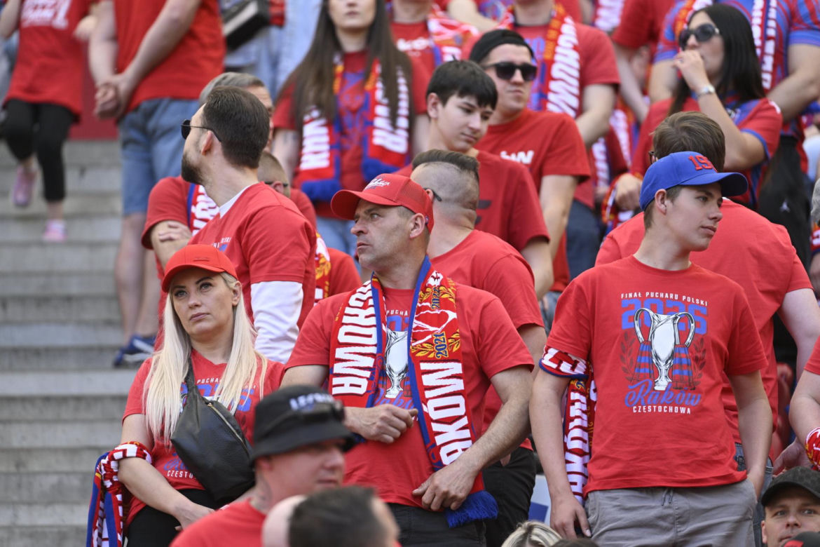 Kibice na finale Pucharu Polski: Górnik - Raków