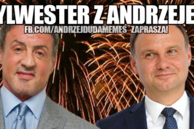 Sylwester z Andrzejem Dudą