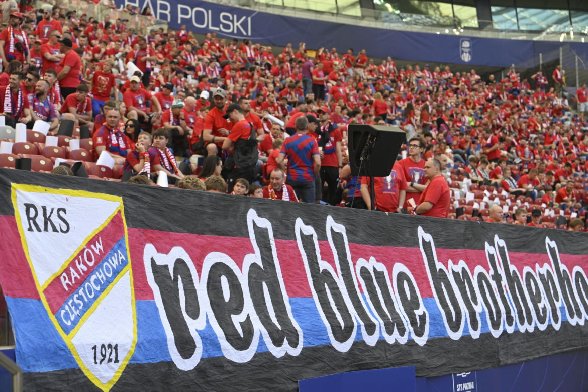 Puchar Polski pomiędzy Górnikiem Zabrze i Rakowem Częstochowa na PGE Narodowym w Warszawie