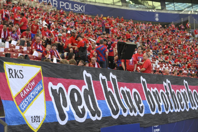 Puchar Polski pomiędzy Górnikiem Zabrze i Rakowem Częstochowa na PGE Narodowym w Warszawie