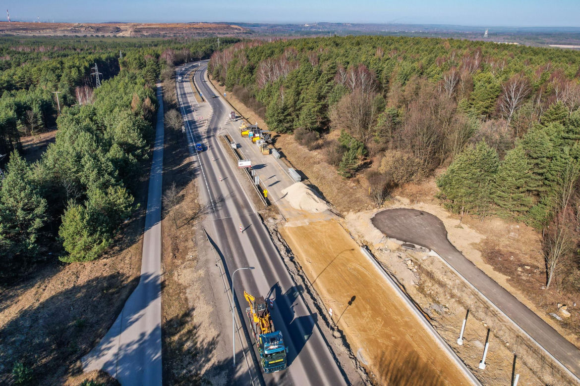 Przebudowa DK94 w Olkuszu - marzec 2026
