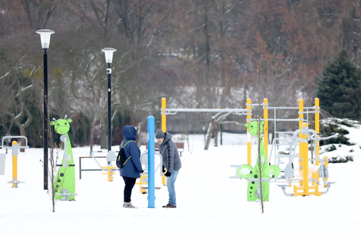 Tam jest jak w bajce! Park Śląski zimą na fotografiach 