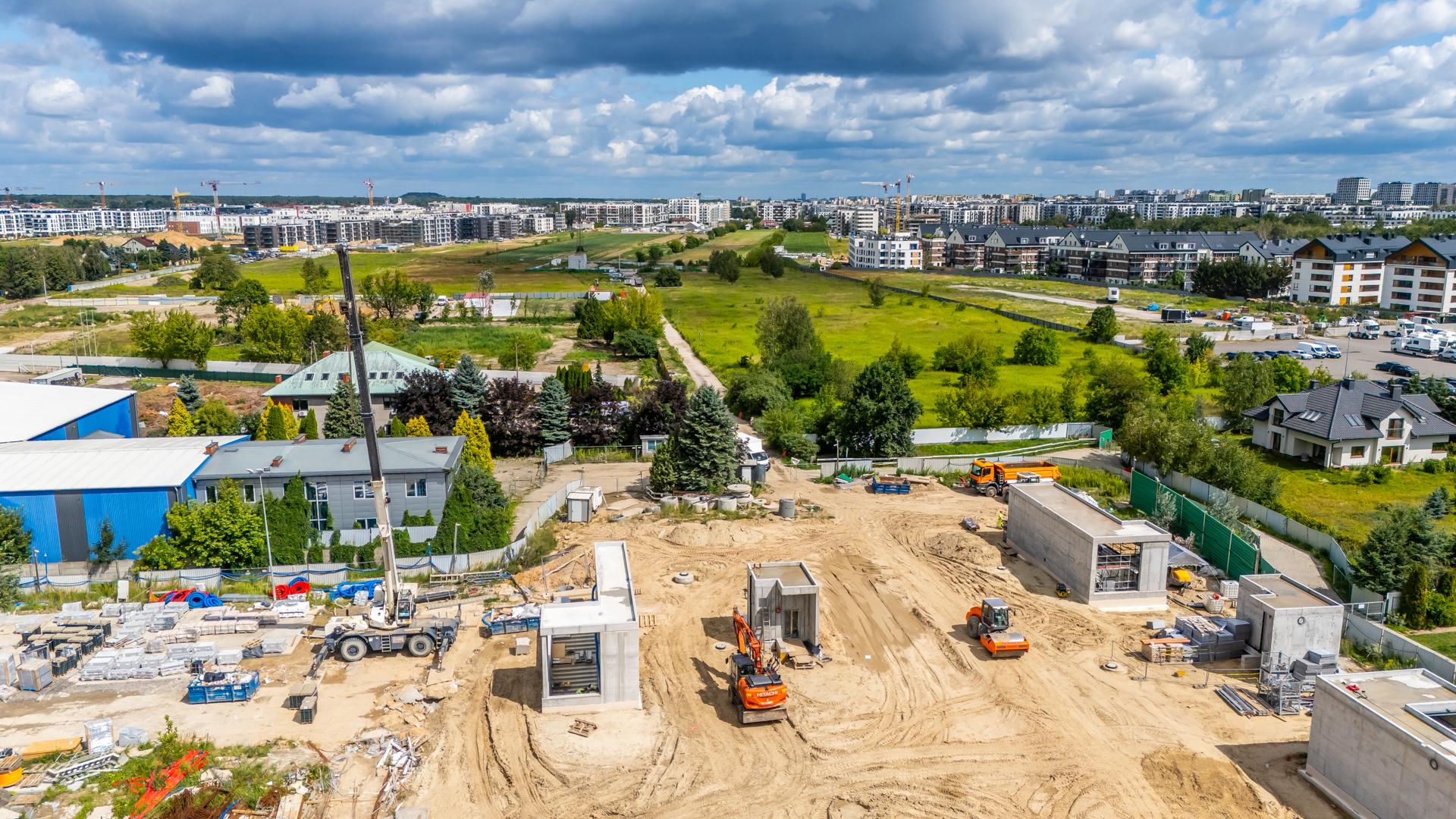 Ostatnie niezabudowane działki w rejonie stacji metra M2 Chrzanów