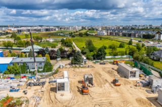 Ostatnie niezabudowane działki w rejonie stacji metra M2 Chrzanów