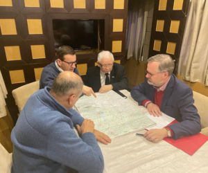 Mateusz Morawiecki i Jarosław Kaczyński w drodze do Kijowa
