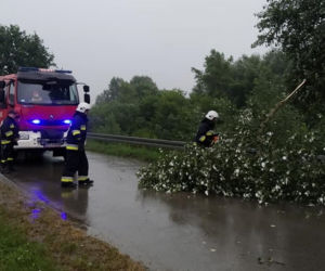 Strażacy usuwają skutki nawalnic nad Podkarpackiem