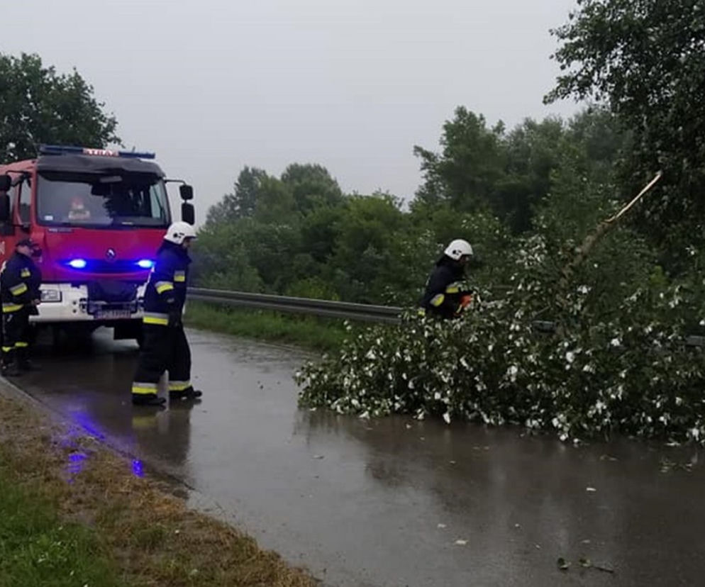 Strażacy usuwają skutki nawalnic nad Podkarpackiem