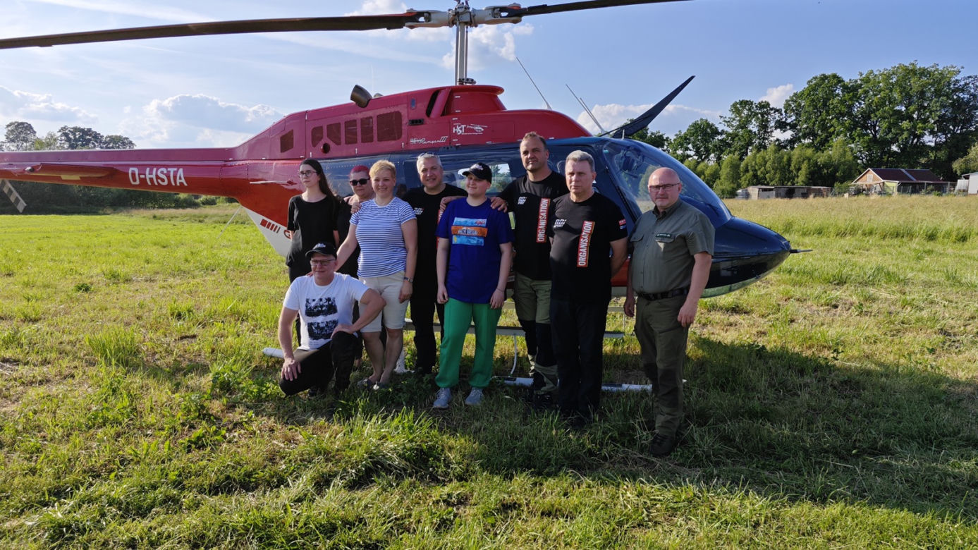 Lot helikopterem - akcja charytatywna 