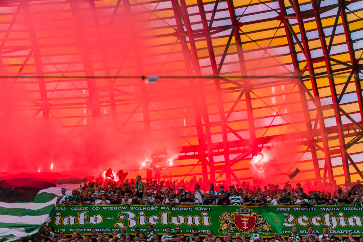 Kibice na meczu Lechia - Brøndby [ZDJĘCIA]
