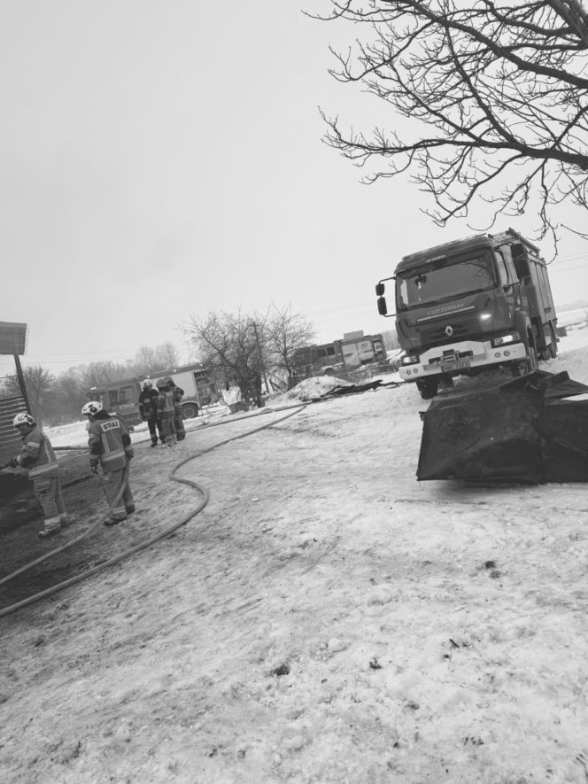 Tragiczny pożar w Ziomakach