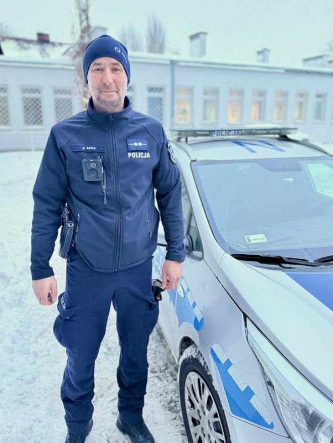 Dzielnicowy st. asp. Bartłomiej Pipka to prawdziwy rekordzista w zatrzymywaniu osób ukrywających się przed wymiarem sprawiedliwości