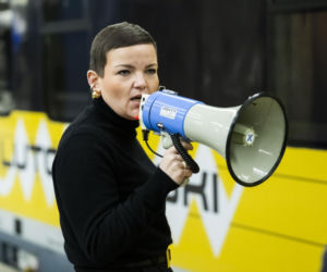 Minister kultury ruszyła na świąteczne zakupy