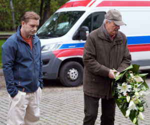 Barwy szczęścia, odcinek 3342. Jaworski (Jacek Kałucki), Hubert (Marek Molak)