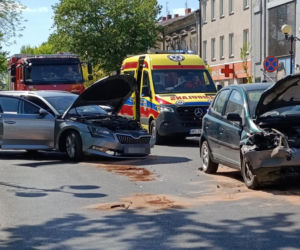 Wypadek samochodowy w Siedlcach