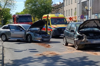 Wypadek samochodowy w Siedlcach