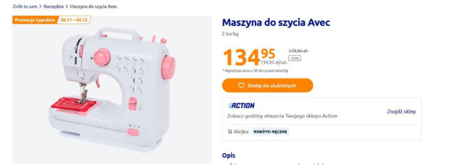 Maszyna Action