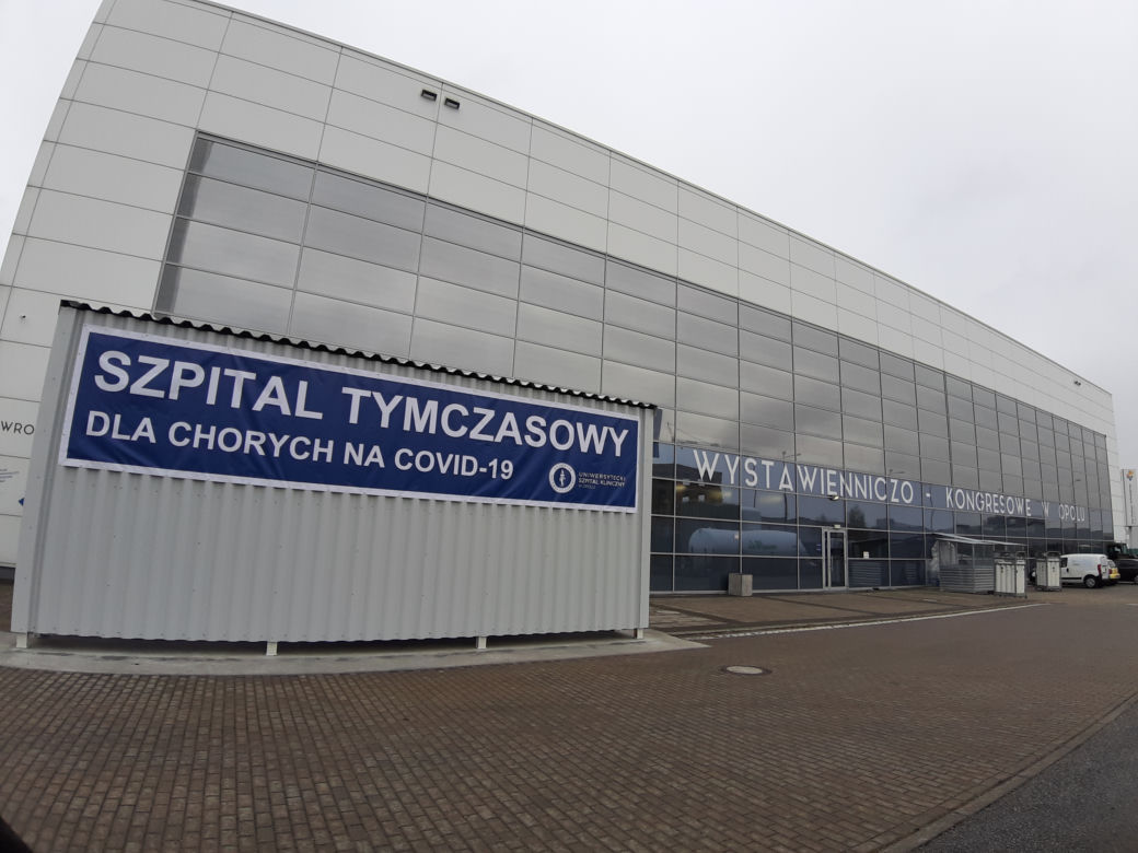 Szpital tymczasowy w CWK gotowy