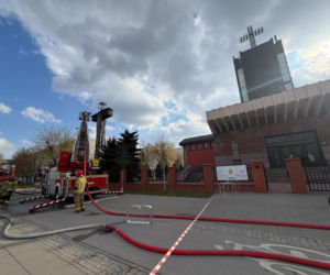 Pożar krzyża Mokotów