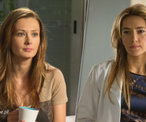 Na dobre i na złe odc. 548. Lena Starska (Anita Sokołowska), Hana Goldberg (Kamilla Baar)