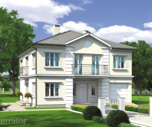 Bryła domu a koszty  M139 - Pełen wdzięku