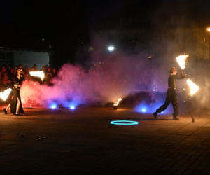 Warmiński Festiwal Ognia i Światła w Biskupcu. Zobaczcie, jak było! [ZDJĘCIA]