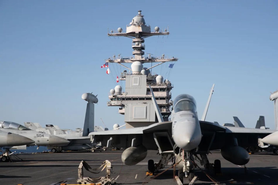 F/A-18 na USS Gerald R. Ford