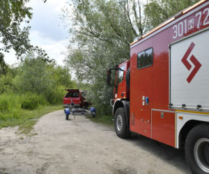 Trwają poszukiwania Dawidka, straż przeszukuje rzekę 