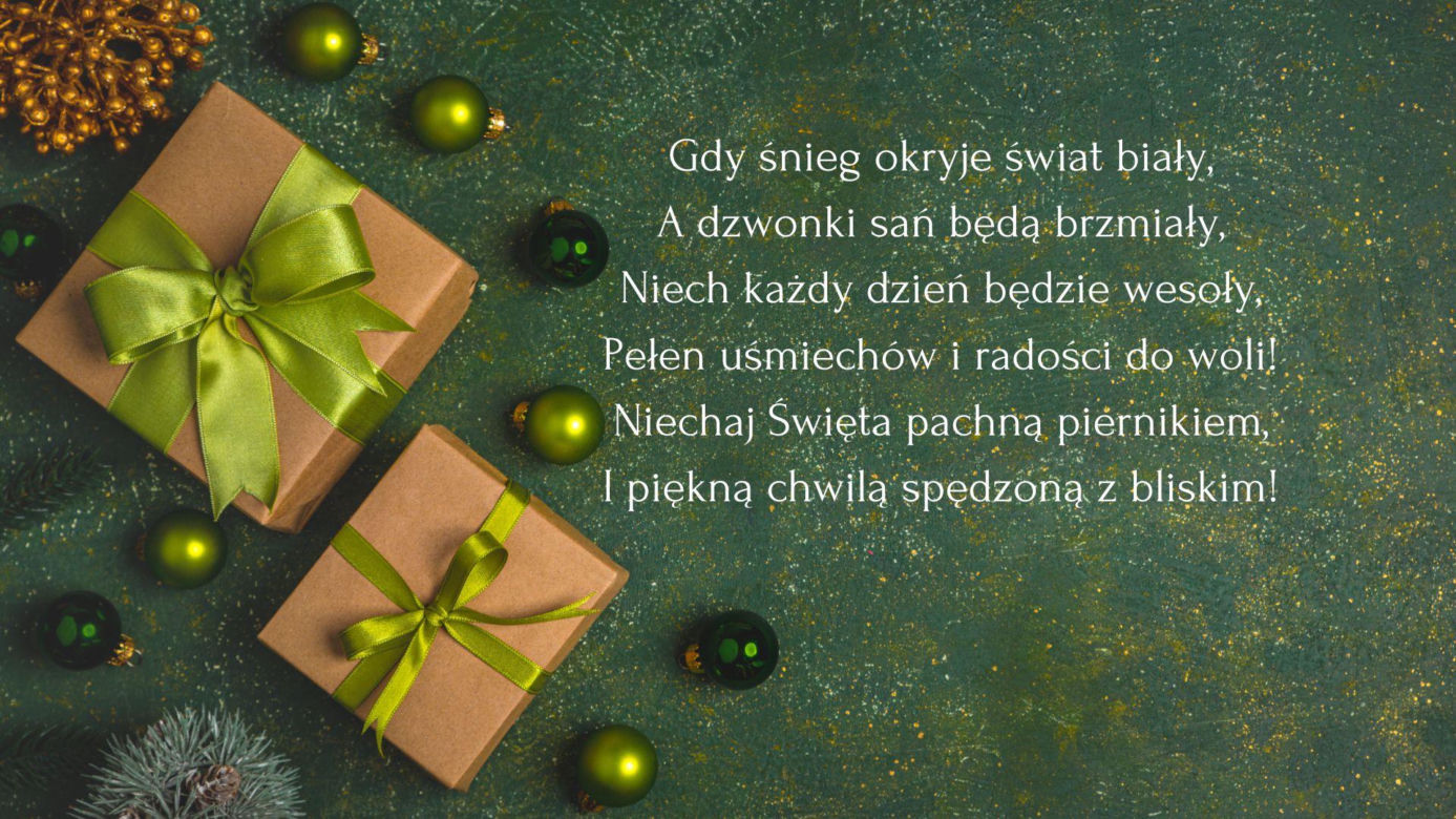 Wierszyki i życzenia na Boże Narodzenie 2024