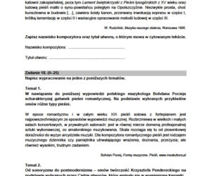 Matura próbna 2021: Historia muzyki. Odpowiedzi i arkusze sprawdzisz TUTAJ. Matura CKE 2021