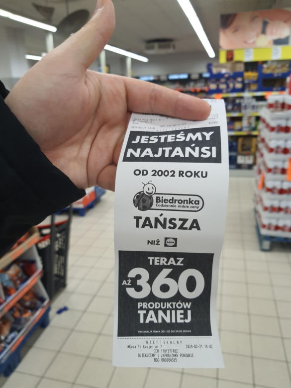 Poszliśmy do Lidla i Biedronki w Warszawie