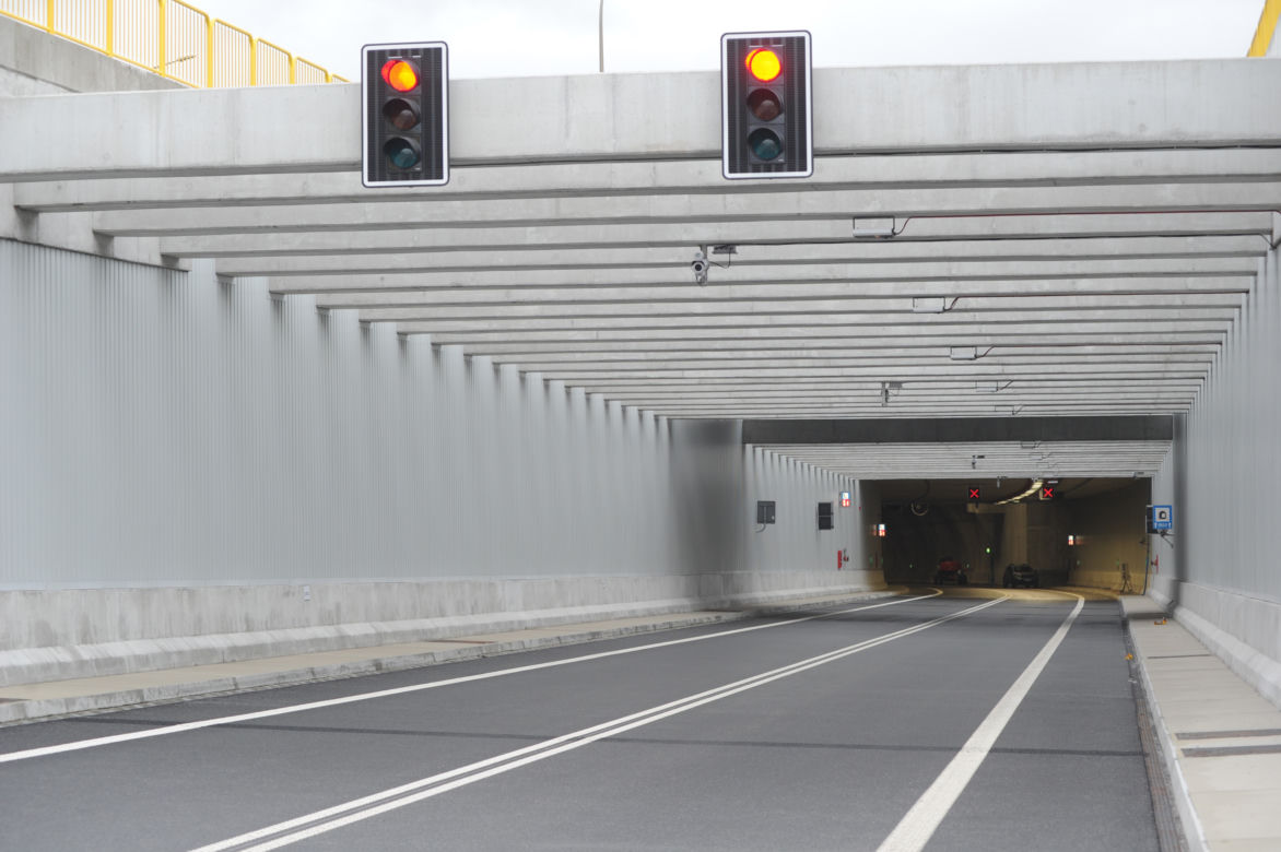 Tunel drogowy w Świnoujściu przed otwarciem