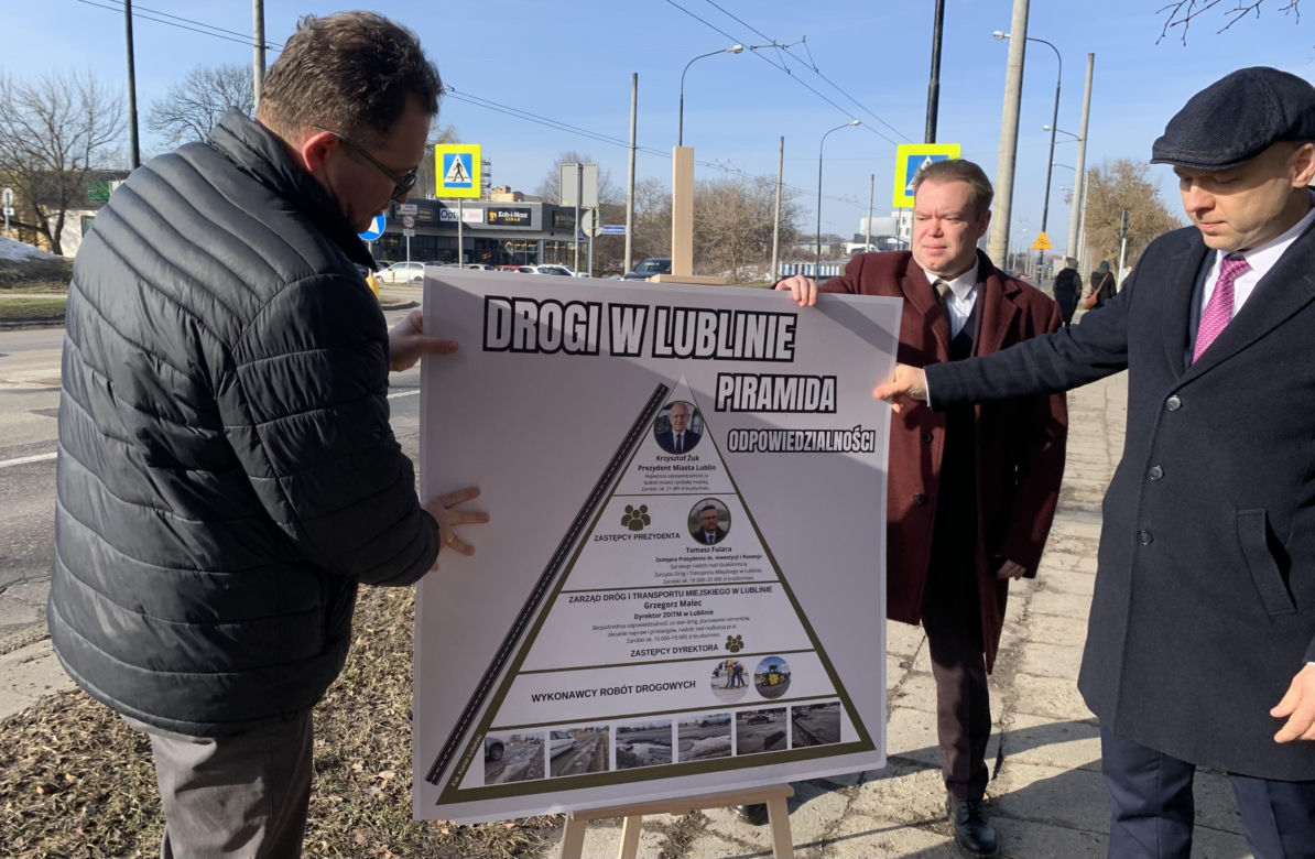 Stan lubelskich dróg w ogniu krytyki. Radni alarmują, że nawierzchnia pozostawia wiele do życzenia i zagraża bezpieczeństwu