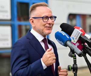 Nowa tymczasowa hala przylotów na lotnisku w Goleniowie