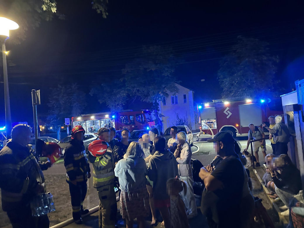 Pożar w bloku w Legionowie. Jedna osoba zginęła w płomieniach