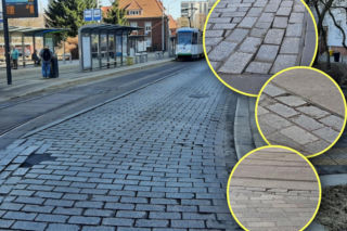 Nowy bruk kruszy się jak styropian. Będzie naprawa po wielkim remoncie, który okazał się jeszcze większą fuszerką